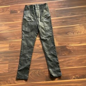 Chocolate USA Faux leather black pants size S
